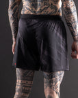 Short de MMA Bar Tack AeroMax™ "Warfare" - Noir