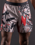 Bar Tack “ONI 鬼” AeroMax™ MMA Shorts - Sand
