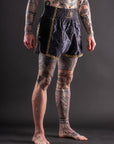 Shorts de Boxe Thai Bar Tack "Royal Boxing" - Noir