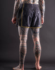 Shorts de Boxe Thai Bar Tack "Royal Boxing" - Noir