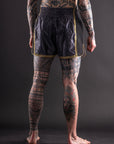 Shorts de Boxe Thai Bar Tack "Royal Boxing" - Noir