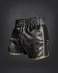Shorts de Boxe Thai Bar Tack "Royal Boxing" - Noir