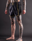 Shorts de Boxe Thai Bar Tack "Royal Boxing" - Noir