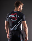 Rashguards Officiel Bar Tack x FMMAF "Drift" - Grade Blanc