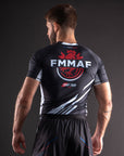 Rashguards Officiel Bar Tack x FMMAF "Drift" - Grade Blanc