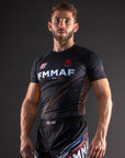 Rashguards Officiel Bar Tack x FMMAF "Drift" - Grade Marron
