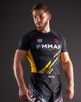 Rashguards Officiel Bar Tack x FMMAF "Drift" - Grade Jaune