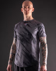T-Shirt DryMax™ Lite Bar Tack "Warfare" - Gris foncé