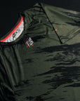 T-Shirt DryMax™ Lite Bar Tack "Warfare" - Vert Khaki