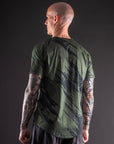 T-Shirt DryMax™ Lite Bar Tack "Warfare" - Vert Khaki