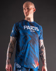 T-Shirt DryMax™ Lite Bar Tack "Warfare" Paris edition - Bleu Marine