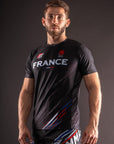 T-Shirt DryMax™ Bar Tack x FMMAF "Equipe de France" - Noir
