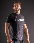 T-Shirt DryMax™ Bar Tack x FMMAF "Equipe de France" - Noir
