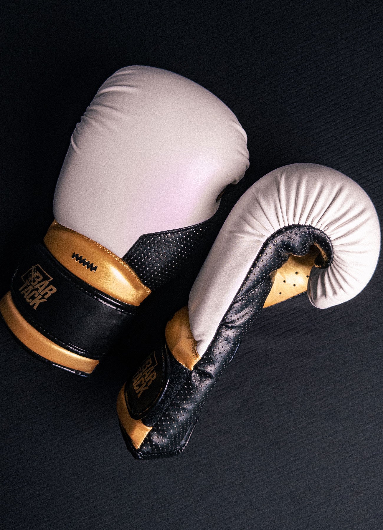 Gants De Boxe Paire De Gants Pro Limited Cuir Blanc Taille 10 OZ Gants Boxe PU Intérieur Mesh