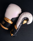 Gants de boxe Bar Tack "Striker" - Blanc/Or