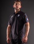 Polo DryMax™ Bar Tack x FMMAF "Officiel" - Noir