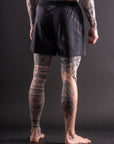 Short de MMA Bar Tack AeroMax™ "Warfare" - Noir