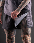 Short de MMA Bar Tack AeroMax™ "Warfare" - Noir