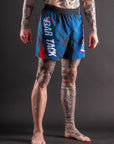 Short de MMA AeroMax™ "Warfare" Paris Edition - Bleu Marine