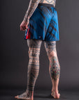Short de MMA AeroMax™ "Warfare" Paris Edition - Bleu Marine
