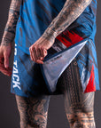 Short de MMA AeroMax™ "Warfare" Paris Edition - Bleu Marine