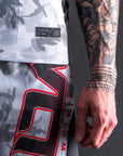 T-Shirt DryMax™ Bar Tack x Daniel Woirin "Arctic Camo" - Blanc/Noir