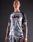 T-Shirt DryMax™ Bar Tack x Daniel Woirin "Arctic Camo" - Blanc/Noir