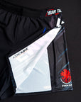 Short de MMA Bar Tack x FMMAF AeroMax™ "DRIFT" - Noir