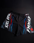 Short de MMA Bar Tack x FMMAF AeroMax™ "DRIFT" - Noir