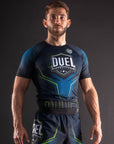 Rashguard Bar Tack x Duel Fighting - Bleu