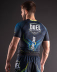 Rashguard Bar Tack x Duel Fighting - Bleu