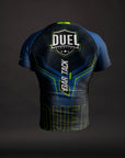 Rashguard Bar Tack x Duel Fighting - Bleu