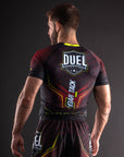 Rashguard Bar Tack x Duel Fighting - Rouge