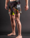 Short de MMA AeroLite™ Bar Tack x Duel Fighting - Rouge