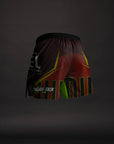 Short de MMA AeroLite™ Bar Tack x Duel Fighting - Rouge