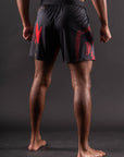 Short de MMA Bar Tack AeroMax™ «ONI 鬼» - Noir