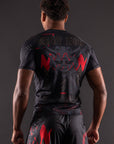 Rashguard Manches Courtes Bar Tack «ONI 鬼» - Noir