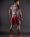 Rashguard Manches Courtes Bar Tack «ONI 鬼» - Sable
