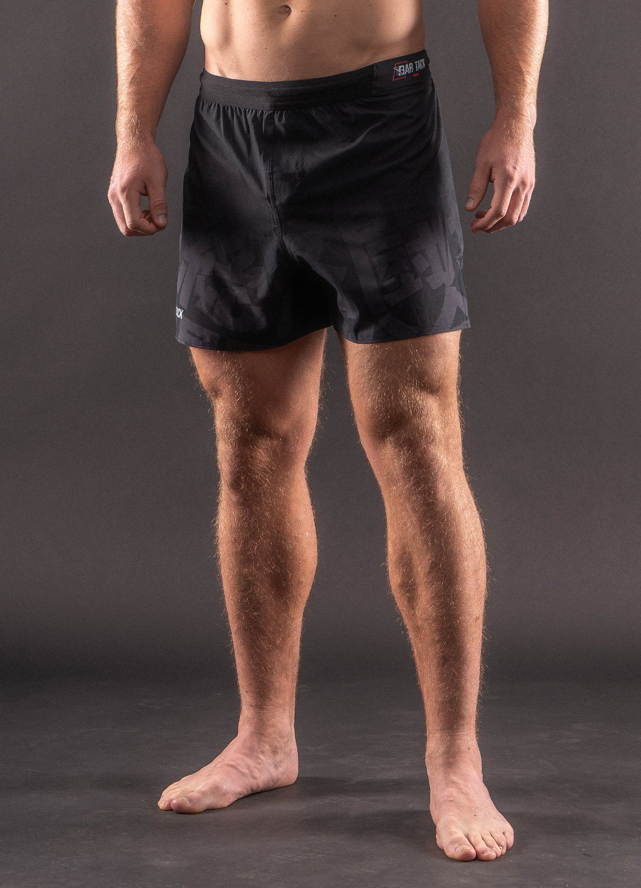Short de MMA Bar Tack AeroLite™ «KUROGANE 黒鉄» - Noir