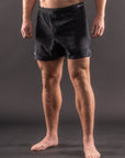 Short de MMA Bar Tack AeroLite™ «KUROGANE 黒鉄» - Noir