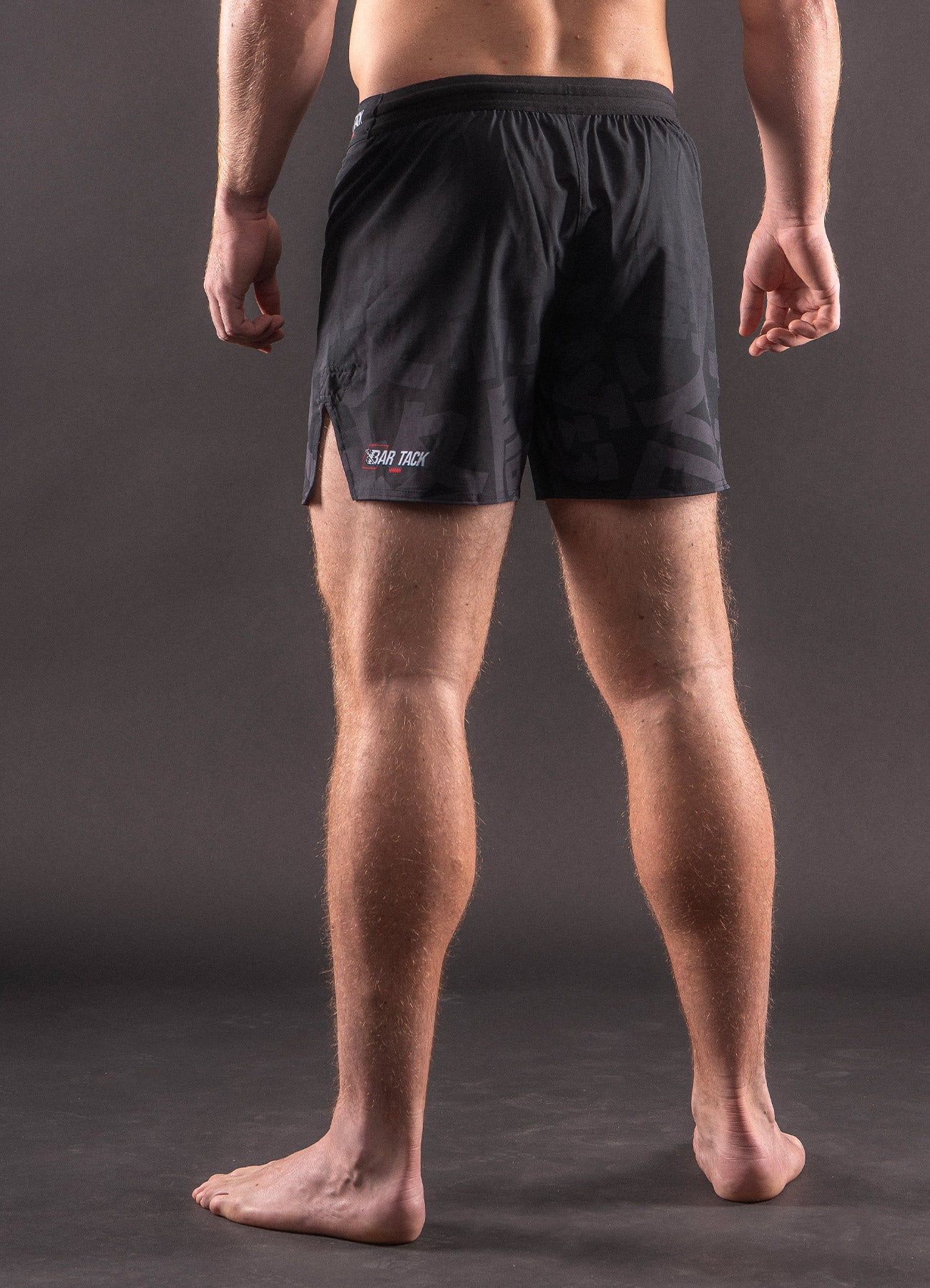 Short de MMA Bar Tack AeroLite™ «KUROGANE 黒鉄» - Noir