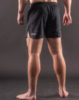 Short de MMA Bar Tack AeroLite™ «KUROGANE 黒鉄» - Noir