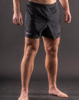Short de MMA Bar Tack AeroLite™ «KUROGANE 黒鉄» - Noir