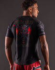 T-Shirt DryMax™ Manches Courtes Bar Tack "ONI 鬼" - Noir