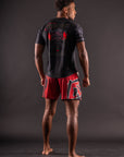 T-Shirt DryMax™ Manches Courtes Bar Tack "ONI 鬼" - Noir