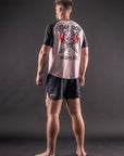 T-Shirt DryMax™ Manches Courtes Bar Tack "ONI 鬼" - Sable