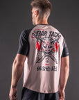 T-Shirt DryMax™ Manches Courtes Bar Tack "ONI 鬼" - Sable