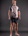 T-Shirt DryMax™ Manches Courtes Bar Tack "ONI 鬼" - Sable