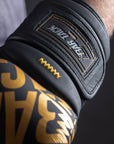 Gants de MMA Sparring Bar Tack Nova™ "Gravity" - Noir/Or