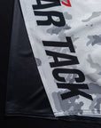 Short de MMA AeroMax™ Bar Tack x Daniel Woirin "Arctic Camo" - Blanc/Noir